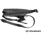 3HGR Dual Harness -valjas, QD hihnalenkit Musta