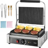 Vevor Commercial Panini Press Grill sähköinen voileipägrilli 14"x9