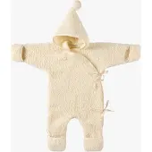 BINIBAMBA Merino Snugglesuit, Milk, 1-3 vuotta