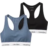 Calvin Klein Underwear Rintaliivi kuninkaallisen sininen / musta / valkoinen