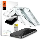 Spigen Glas.TR FC iPhone 15 Pro 6.1" "EZ FIT" tempered glass black frame AGL06899 (AGL06899)
