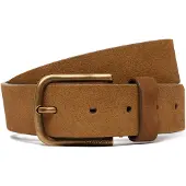 Calvin Klein Round Buckle Suede 35Mm Fixed - Khaki green - 105