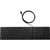HP Wired Desktop 320K -ergonominen näppäimistö, musta