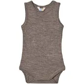 Joha Vauvan Body Beige Sesame Melange-80 cm Wool Beige 80 cm Pojat, Tytöt