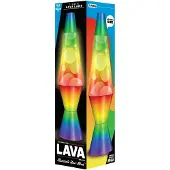 Lava Lavazza - Lamp - White/Tri-colour, Rainbow Base - 37 cm