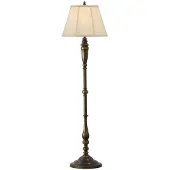 Elstead Lighting Lattiavalaisin Lincolndale, Pronssi/messinki, Olohuone/ruokailutila, Tekstiili/kangas/silkki, Moderni