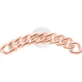 Wildcat Chunky Chain Push Fit Labret - lävistyskoru - 6,0 mm, Ruusukultainen metalli