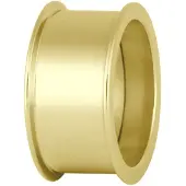 Wildcat Internally Threaded Thin Edge Tunnel - 3,0 mm, Gold
