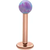 Wildcat Opal Ball Micro Labret - 10,0 mm, Light Periwinkel