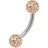 Wildcat Multi Jewelled Micro - 9,0 mm, Apricot, 4,0 mm