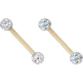 Wildcat Multi Jewelled Micro - 13,0 mm, Aurora Boreale, 5,0 mm, 1,6 mm