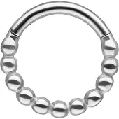 Wildcat Ball Chain Clicker - saranallinen lävistysrengas