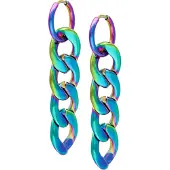 Wildcat Little Chunky Hoops - korvakorut - Anodised