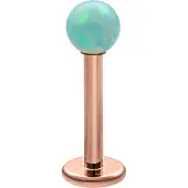 Wildcat Opal Ball Micro Labret - 9,0 mm, Mintunvihreä