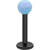Wildcat Opal Ball Micro Labret - 7,0 mm, Vaaleansininen