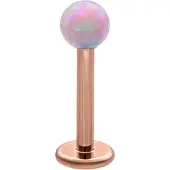 Wildcat Opal Ball Micro Labret - 8,0 mm, Vaaleanpunainen
