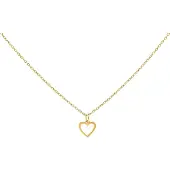 Wildcat Little Heart Necklace - kaulakoru - Kultainen metalli