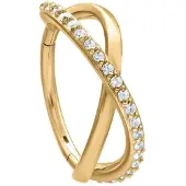 Wildcat Infinity Crystal Clicker<!--63e0ca01929d1--> - Kultainen metalli, 8,0 mm
