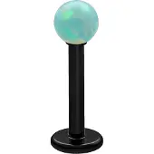 Wildcat Opal Ball Micro Labret - 10,0 mm, Mintunvihreä