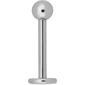 Wildcat Micro Labret - lävistyskoru - 1,2 mm, 10,0 mm, 3,0 mm, Hopeinen metalli
