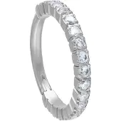 Wildcat Particular Crystal Clicker - lävistysrengas - Hopeinen metalli, 8,0 mm