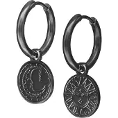 Wildcat Little Sun Moon - korvarenkaat - Musta metalli