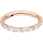 Wildcat Angular Crystal Clicker<!--63ec5e02b2e2a--> - Ruusukultainen metalli, 8,0 mm