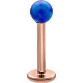 Wildcat Opal Ball Micro Labret - 5,0 mm, Tummansininen
