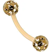 Wildcat Sealed Multi Jewelled Bananabell - 1,2 mm, 8,0 mm, Champagner, 4,0 mm