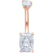 Wildcat Square Crystal Bananabell<!--63d792f7bbd66--> - Ruusukultainen metalli