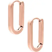 Wildcat Oval Basic Hoops - korvarenkaat - Ruusukultainen metalli