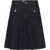 Cream Crrin Denim Skirt - Navy - 38