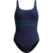 Speedo Solid Contour Eclipse One Piece - Navy - 38