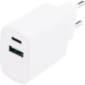 Grab 'n GO Kaksoisporttilaturi USB-A 18W USB-C 20W PD