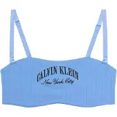 Calvin Klein Lightly Lined Bandeau - Blue - M