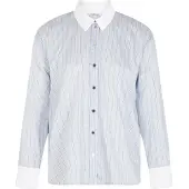 Morgan's Pomade Pusero 'CHEMISE' vaaleansininen / musta / valkoinen