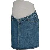 Mamalicious Cuba Denim Maternity Lyhyt Hame
