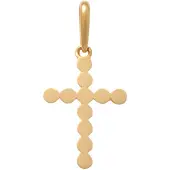 Lykken Crosses kultainen ristiriipus 13.5 mm