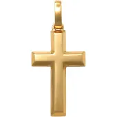 Lykken Crosses kultainen sileä ristiriipus 17.4 mm
