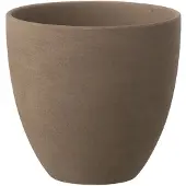 J-Line Flowerpot Round Pottery Tau M - Brown - H19CM