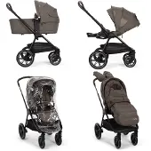 Nuna TRIV LX Yhdistelmävaunut + All-Season Set, Chestnut