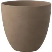 J-Line Flowerpot Round Pottery Tau L - Brown - H29.5CM
