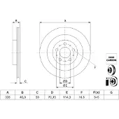 Bosch Jarrulevy 0 986 479 J78, 1 kpl