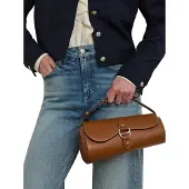 Lauren Accesorios for woman. 431977487001 Brown medium Tasha leather bag (OSFA), Beige, Casual