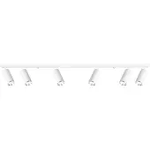 Eko-Light Mica pitkä spottivalaisin 120cm 6XGU10 valkoinen