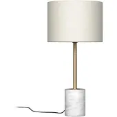 Grönlund Börs Model A pöytävalaisin 58cm E27 marmori/valkoinen
