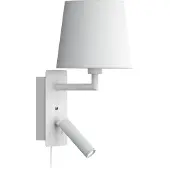 Grönlund Denver seinävalaisin USB 34cm E27+LED 3W 3000K valkoinen