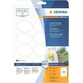 Herma label removable oval 63,5x42,3 (450)