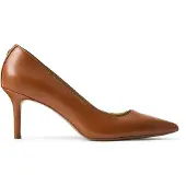Ralph Lauren for woman. 802P09031002 Lanette brown leather shoes (36.5), Beige, 3 to 5 cm, None, Casual