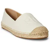 Ralph Lauren Cameryn Nappa Leather Espadrille - Cream - 39